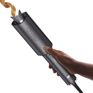 TYMO Automatic Rotating Curling Iron - TYMO CURLPRO Beach Waves Curling Wand, Portable Hair Curler