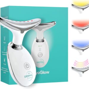 MyoGlow by MDD | Neck, Face, Arms, and Legs Skin Tightening and Lifting Lymphatic Drainage Massager Tool