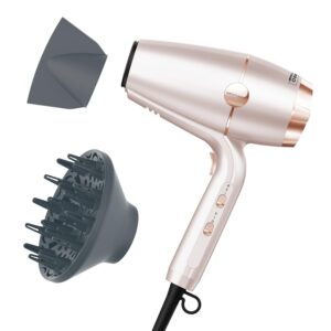 INFINITI PRO CONAIR SmoothWrap Hair Dryer, Blow Dryer with Diffuser and Concentrator Attachments