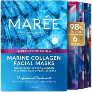 MAREE Collagen Facial Mask with Hyaluronic Acid — Sheet Face Mask Skincare